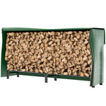 Metal Firewood Rack, Log Holder, 200 X 36 X 99 Cm