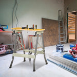 4-in-1 Work Bench, Adjustable, Foldable | Yellow