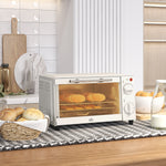 Mini Oven 9l Countertop Electric Grill With Temp Timer | One Size | Cream