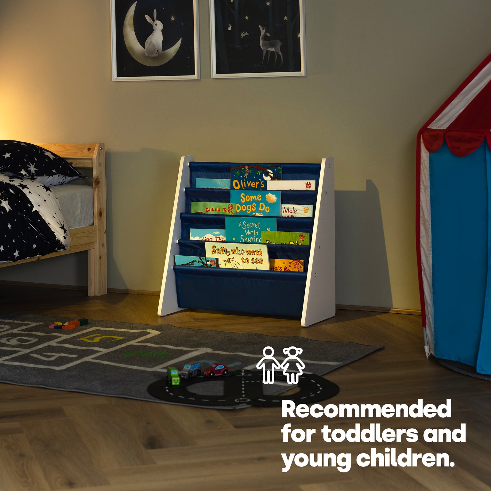 Childrens Bookcase - Blue