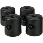 Gazebo Weights Set Of 4 For Pop Up Gazebo, 48kg | Black