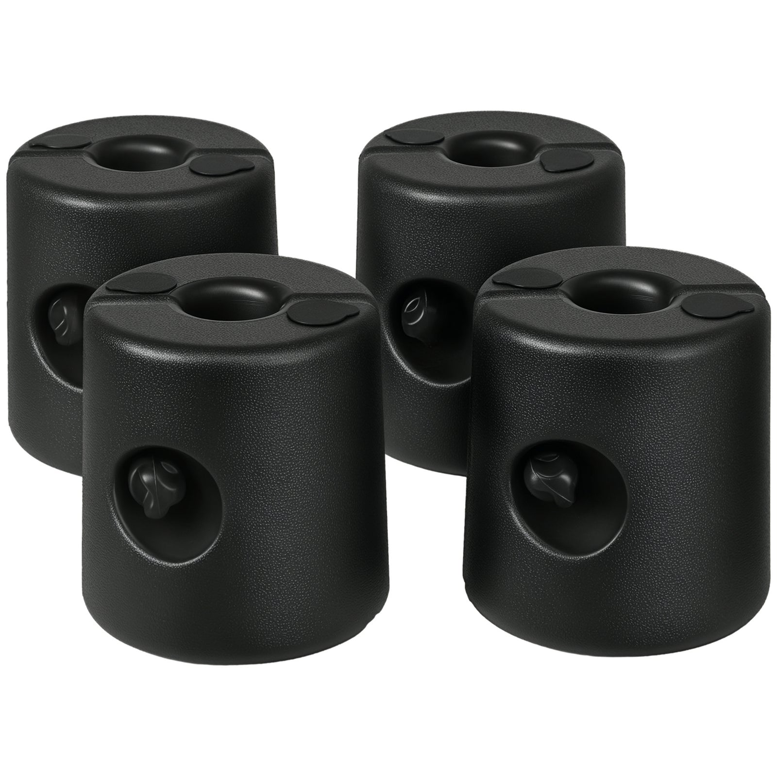 Gazebo Weights Set Of 4 For Pop Up Gazebo, 48kg | Black