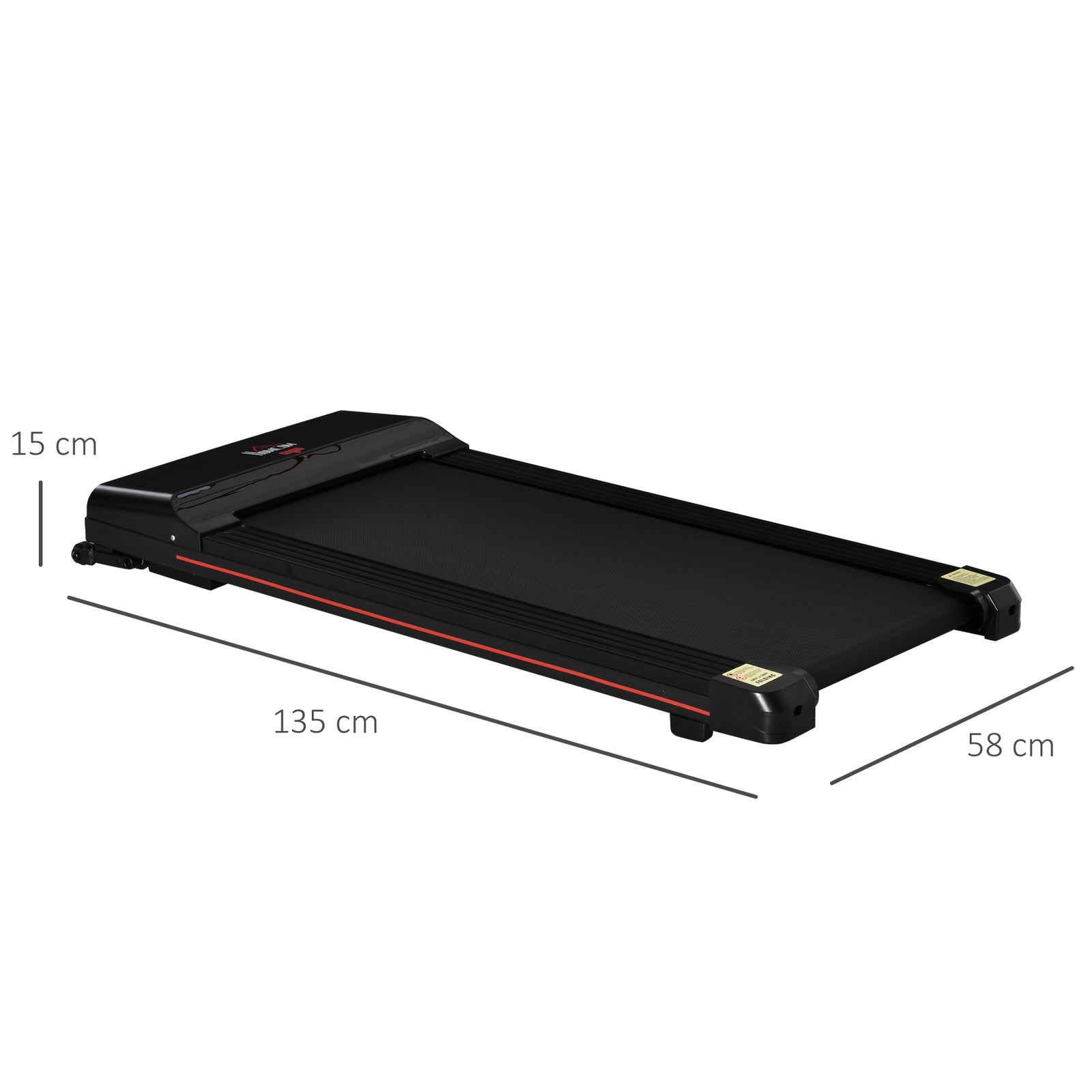HOMCOM Led Display Treadmill For Home & Office
