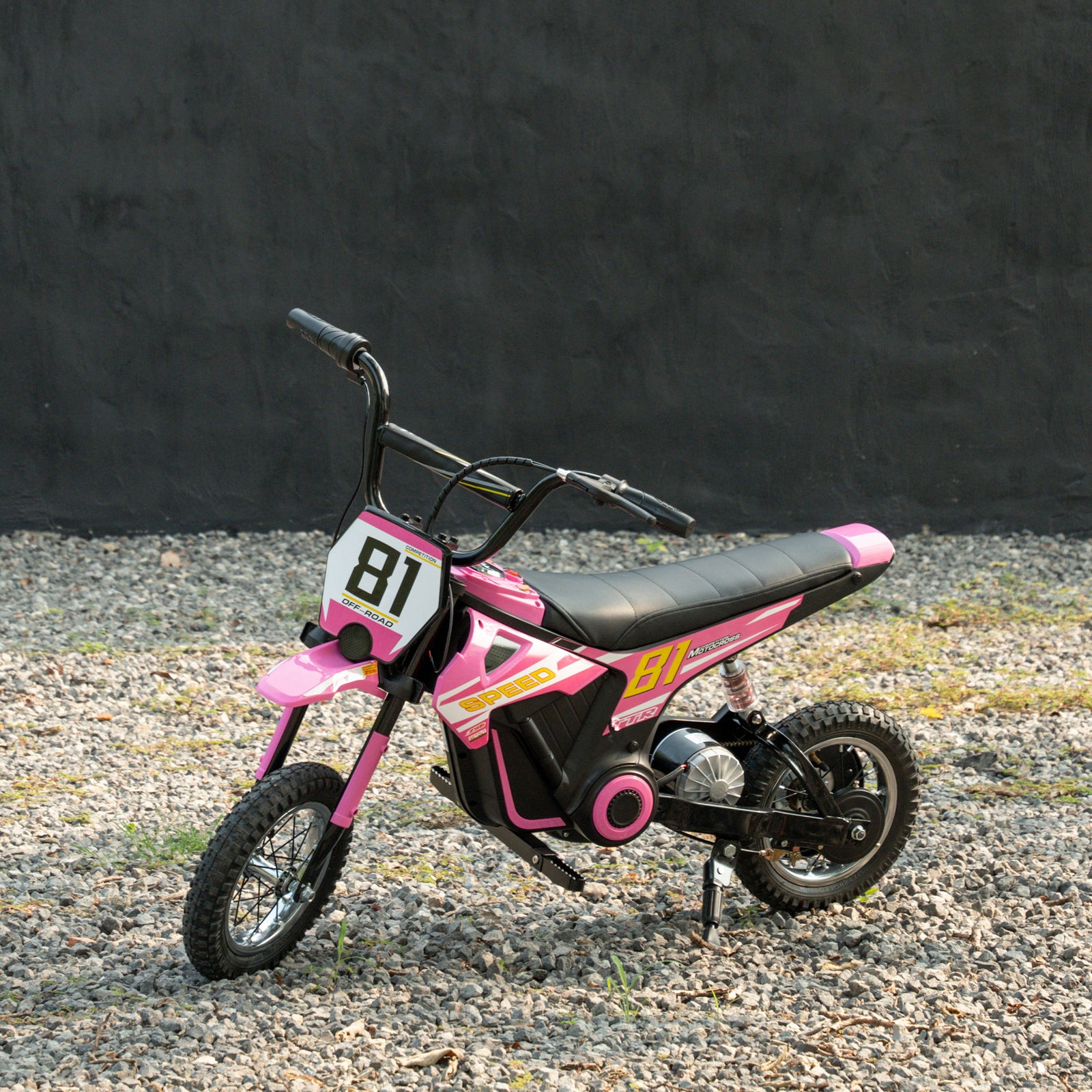24v Battery Powered Ride On Motorcycle With Rear Suspension | Pink