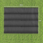 Retractable Pergola Canopy Only For 4 X 3 M Pergola | Dark Grey