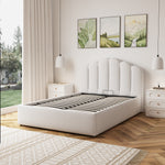 Ranson Fabric Ottoman Bed Frame | Double | Beige