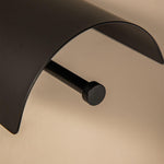 Paper Holder With Cover Matt Black Logic