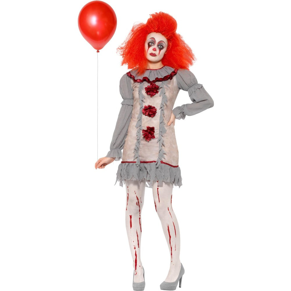 Vintage Clown Lady Costume | Small