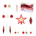 100 Christmas Baubles - Gold & Silver