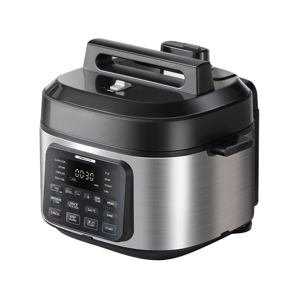 6l Electric Pressure Cooker – 12 Preset Programs, Ceramic Non-stick Inner Pot, Dual Heating, Touch Control