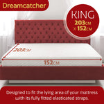 Electric Blanket Fully  Fitted Sherpa  Fleece Heated Bed Underblanket 3 Heat Settings | King | White
