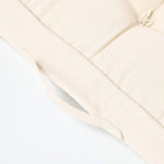 Cotton Armchair Booster Cushion | 50cm x 50cm | Cream