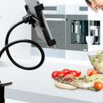 360 Aluminium Alloy Rotating Tablet Holder Adjustable Gooseneck Black