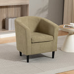 Beulah Fabric Accent Chair | Light Green