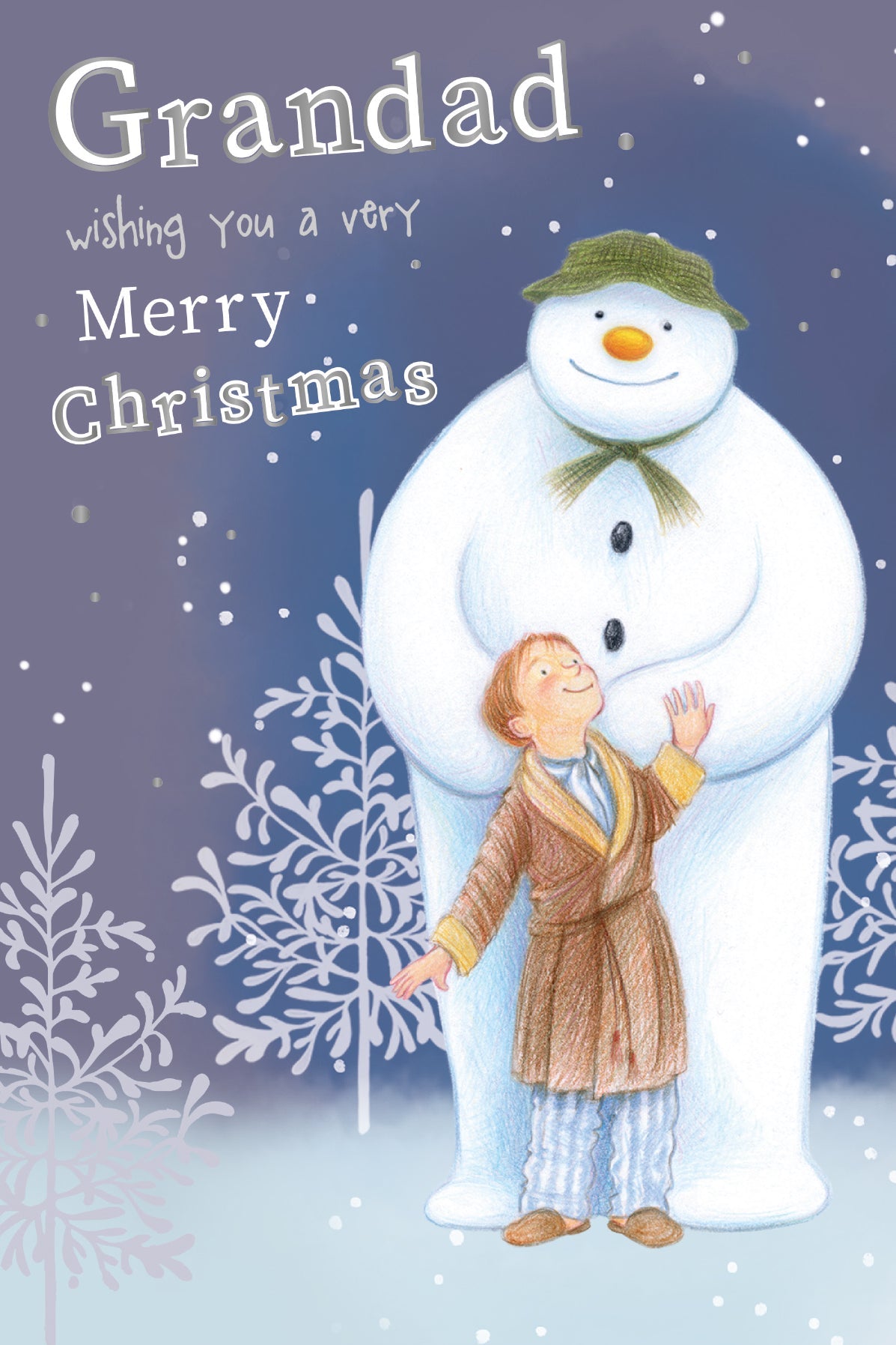 The Snowman Grandad Christmas Card Official Product