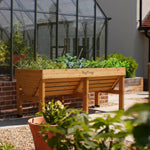 Raised Wooden Planter - Medium Classic | Natural