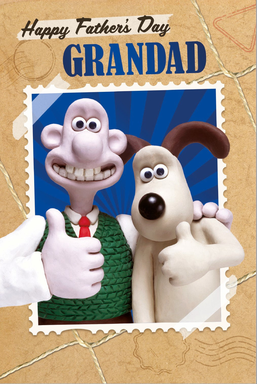 Wallace and Gromit Grandad' Father's Day Card Official Product