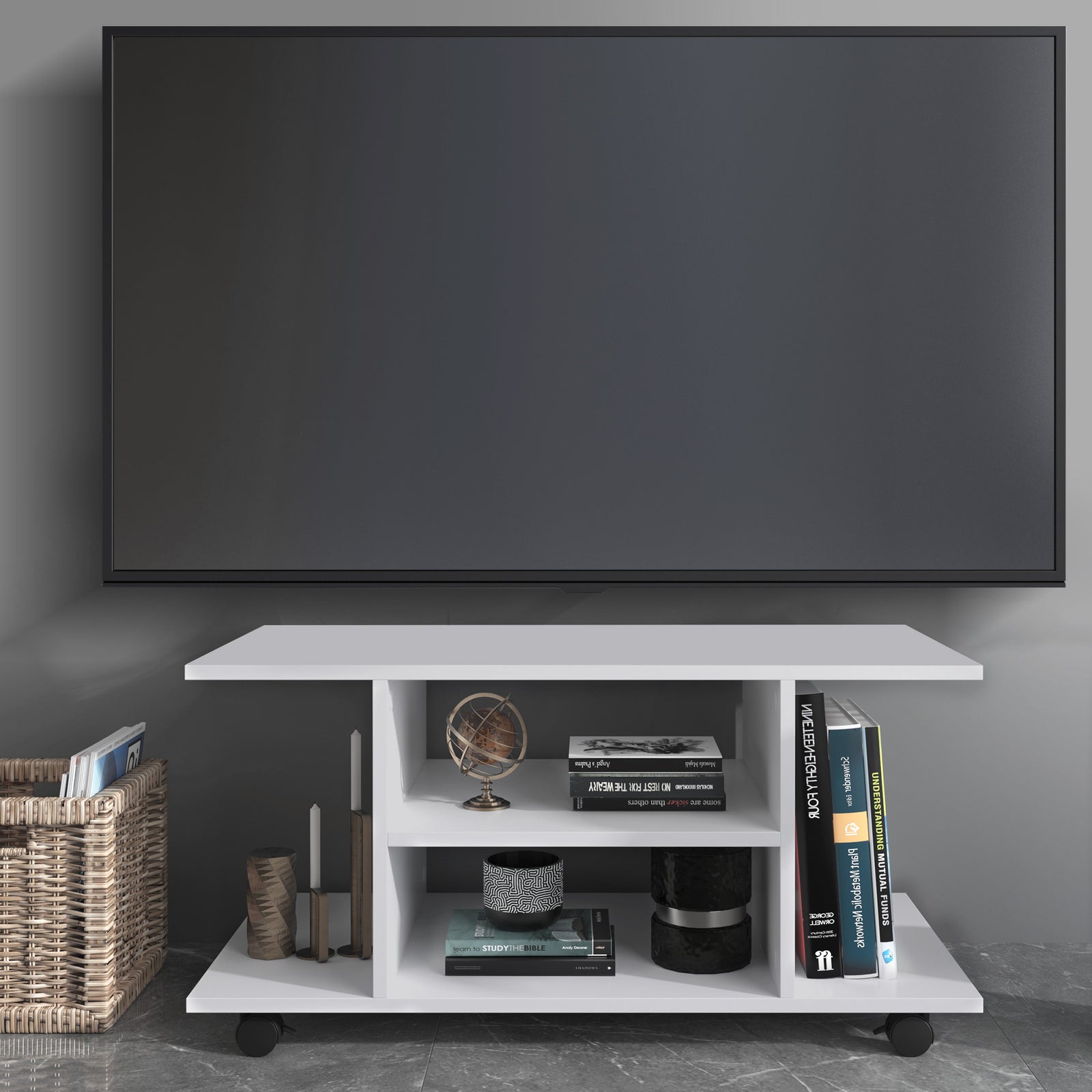 Modern Tv Stand Entertainment Centre Storage Console