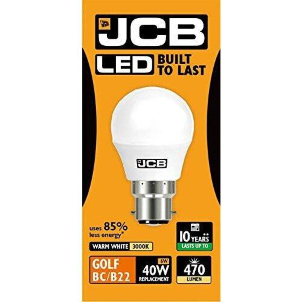 Led Golf Ball Bulbs 3000k Warm White, 120â° B22 470lm - 40w
