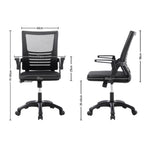 Office Desk Mesh Swivel Chair Computer Ergonomic Chair | Black