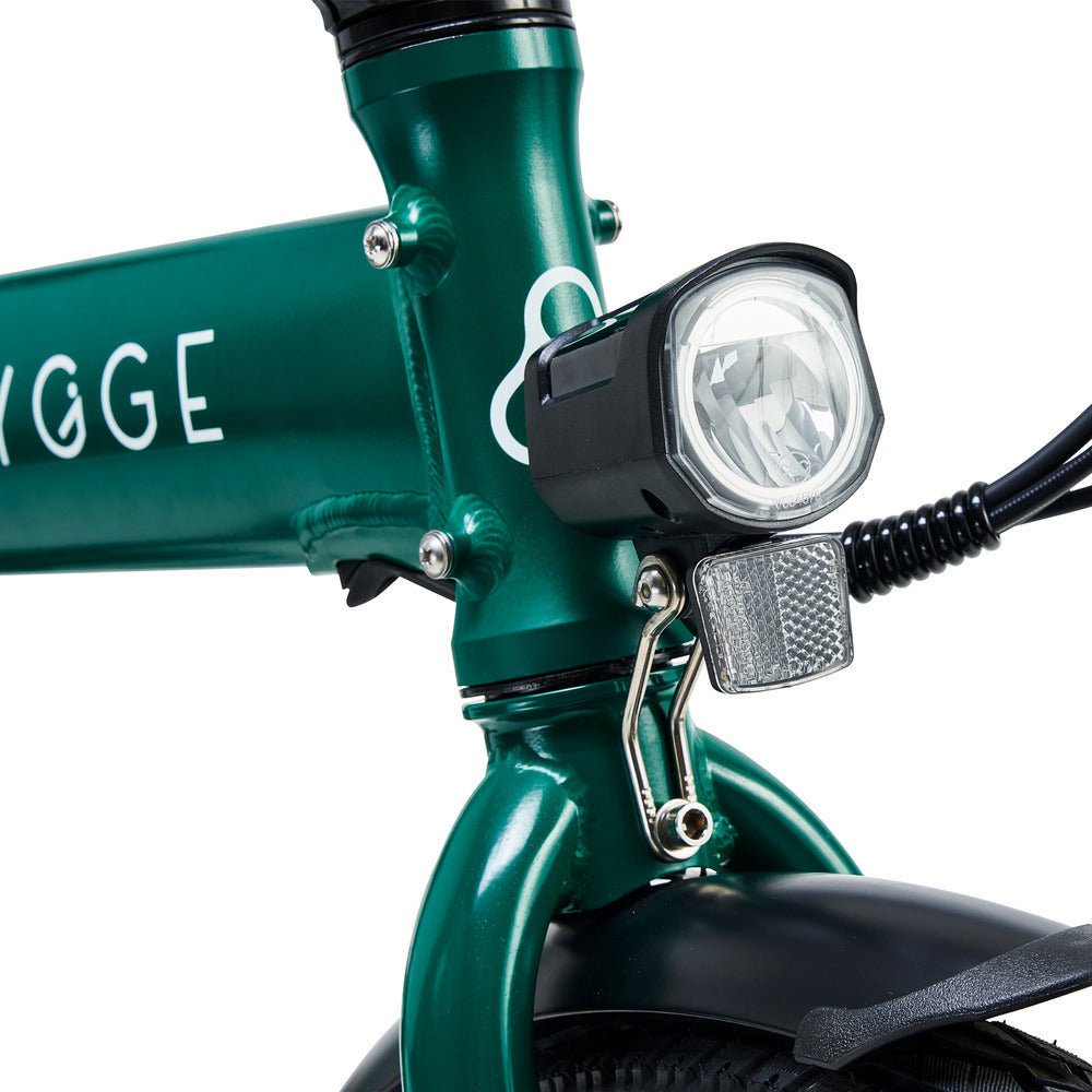 Virum 2025 Folding Bike - Lightweight E-bike | Green