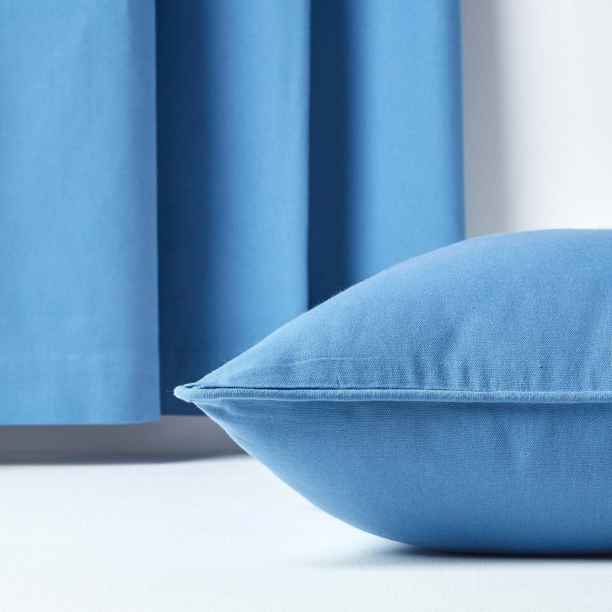 Cotton Plain Cushion Cover | 60cm x 60cm | Airforce Blue