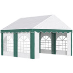 Marquee Gazebo, Party Tent With Sides And Double Doors | Small | White