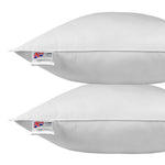 Goose Feather & Down Euro Continental Square Pillow Pair - 80cm X 80cm (32"x32")