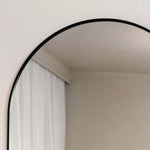 Akiko - Black Metal Arched Mirror | 180cm X 105cm