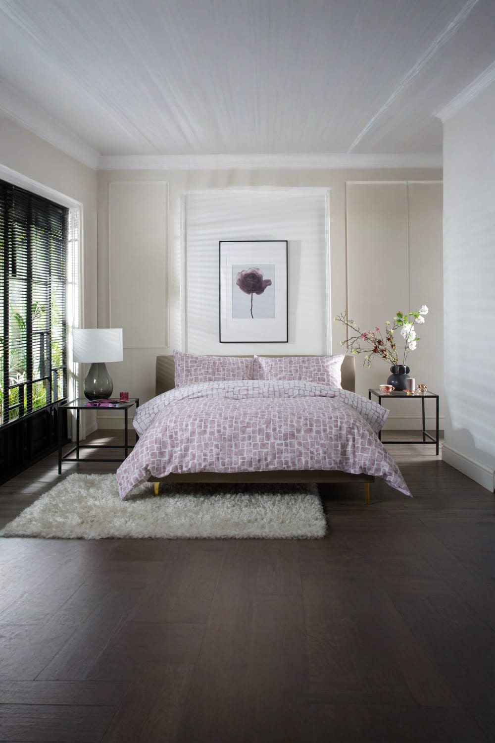 Tulle Extrasoft 100% Cotton Duvet Cover Set – Soft & Breathable Bedding | Single | Pink