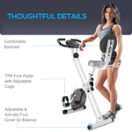 Magnetic Resistance Exercise Bike Foldable | Grey