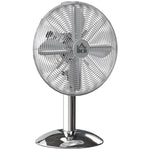 12" Metal Desk Fan With 3 Speed Wide-angled Oscillation