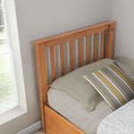 Francis Wooden Ottoman Bed | Single | Oak