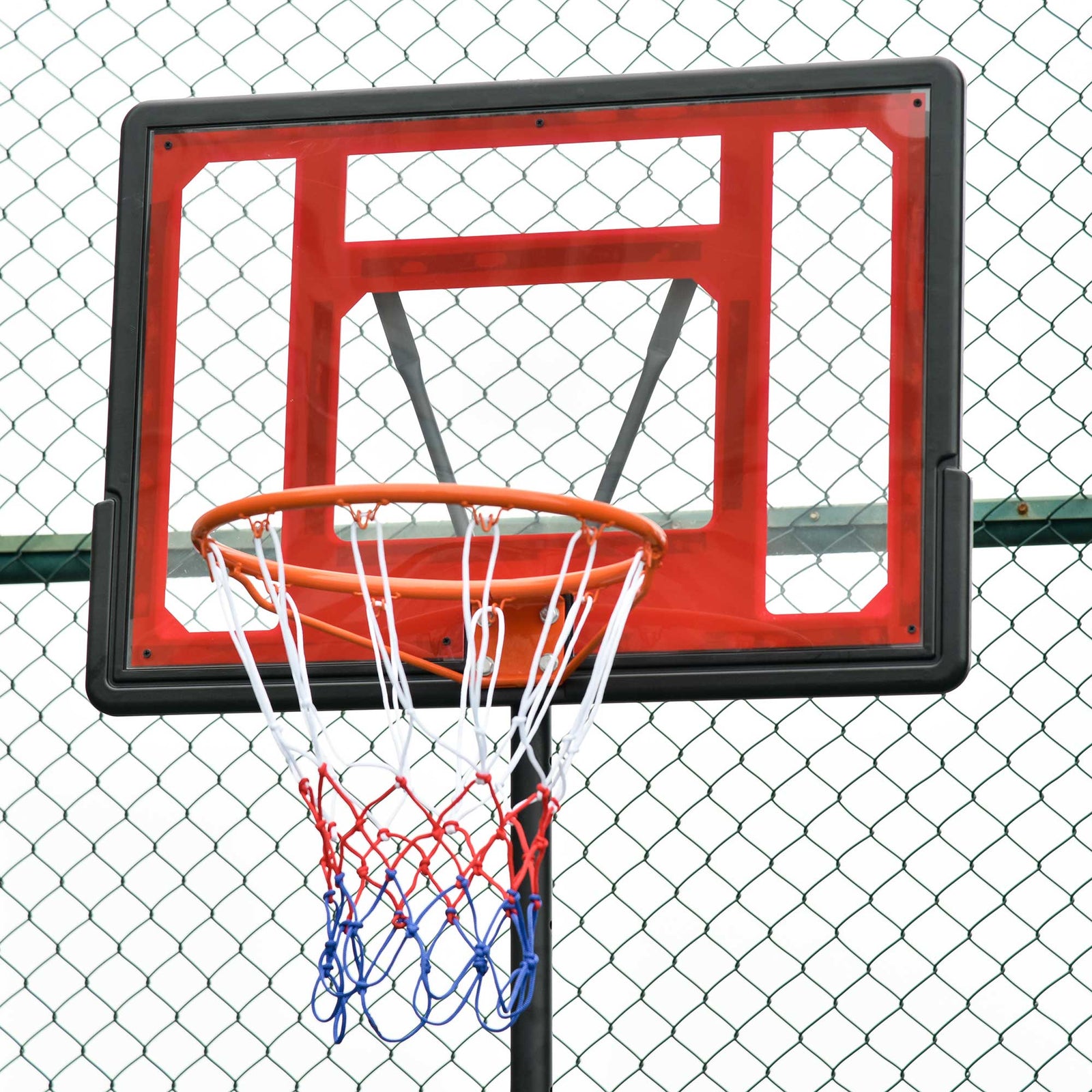 Adjustable Portable Basketball Stand 160-210cm | Black