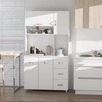 Freestanding Kitchen Storage Cabinet With Drawers