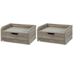 Floating Nightstand Set Of 2, Nightstand With Drawer | Set of 2