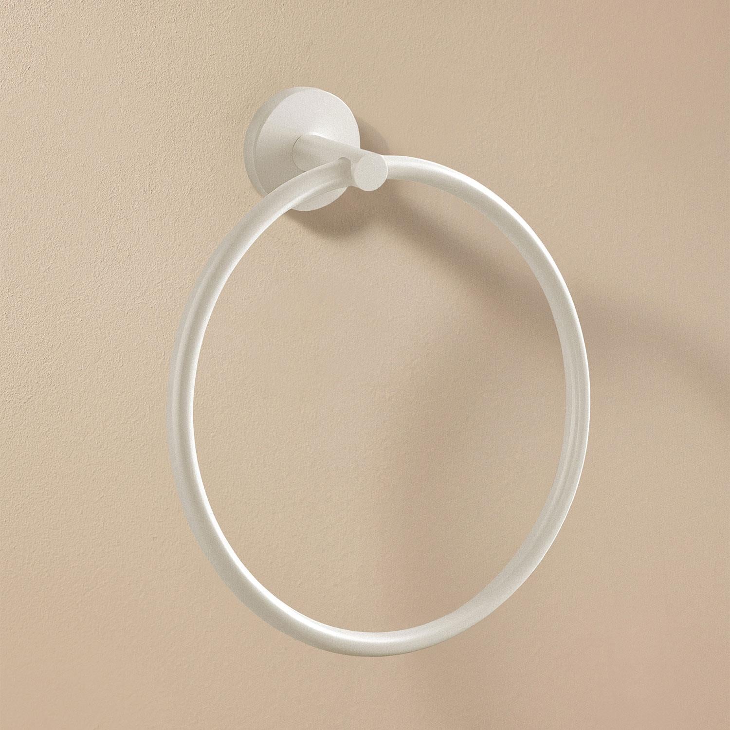 Towel Ring, 20cm, Matt Anti-corrosion, Start Collection | Matte White