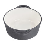 Enameled Cast Iron Dutch Oven With Lid, Heavy-duty Round Casserole Pot, Oven Safe Up To 500°f | 6L | Matte Black