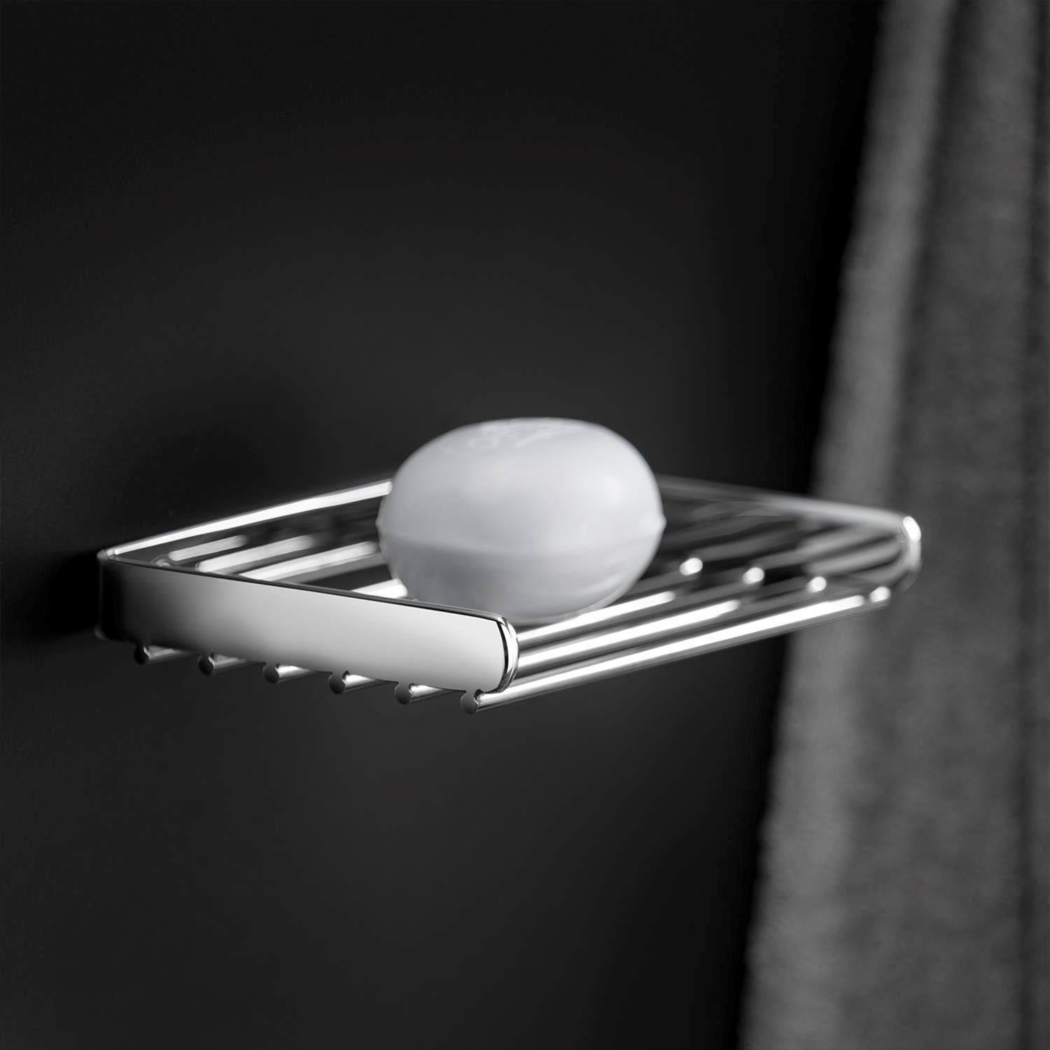 Shower Caddy, Shower Basket, 20cm, Silver, Architect S+ Collection