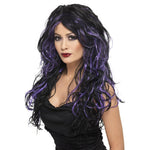 Gothic Bride Wig | Purple & Black