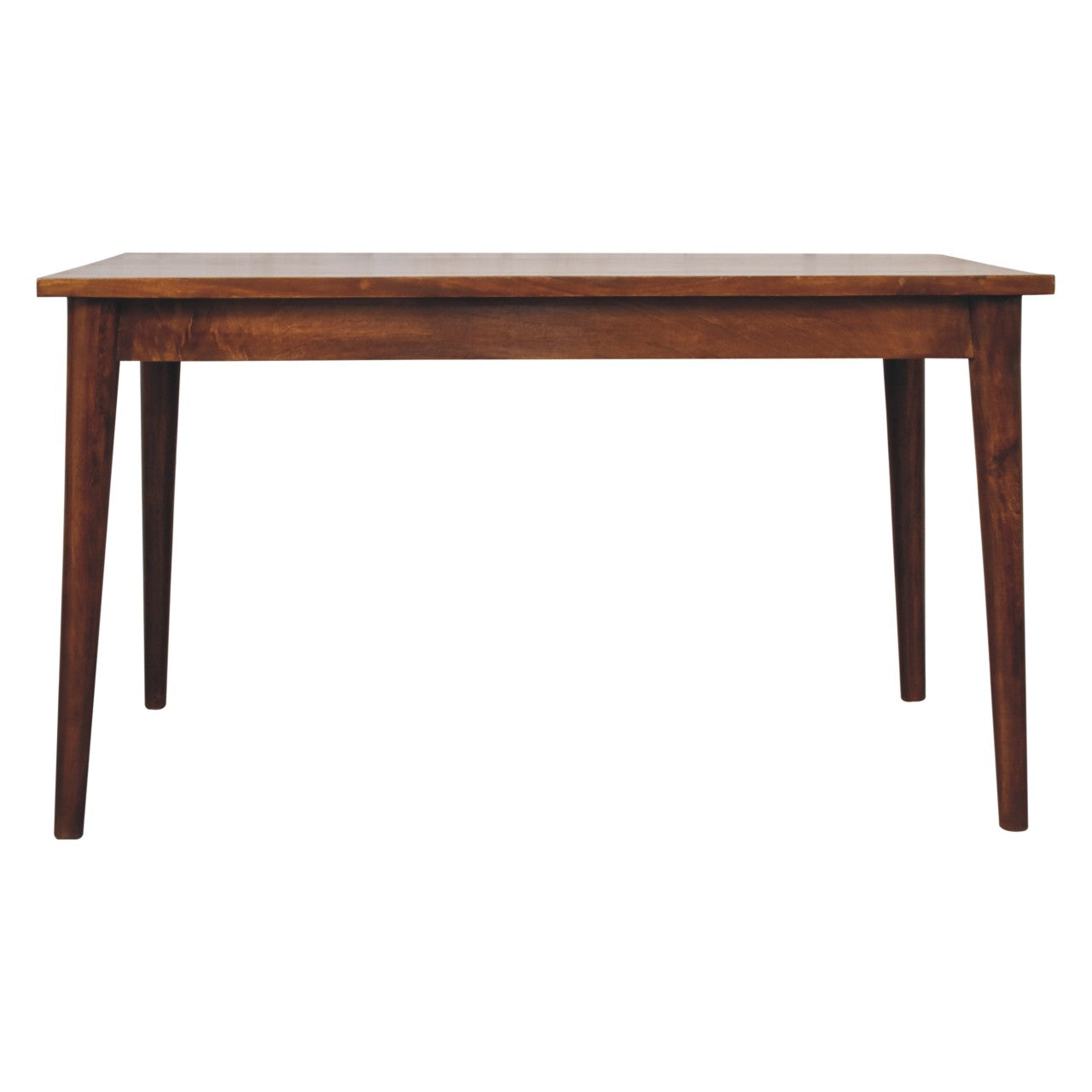 Solid Mango Wood Chestnut Nordic Dining Table