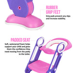 Foldable Padded Toddler Potty | Red