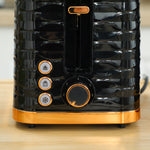 Rapid Boil Kettle & 2 Slice Toaster | Black