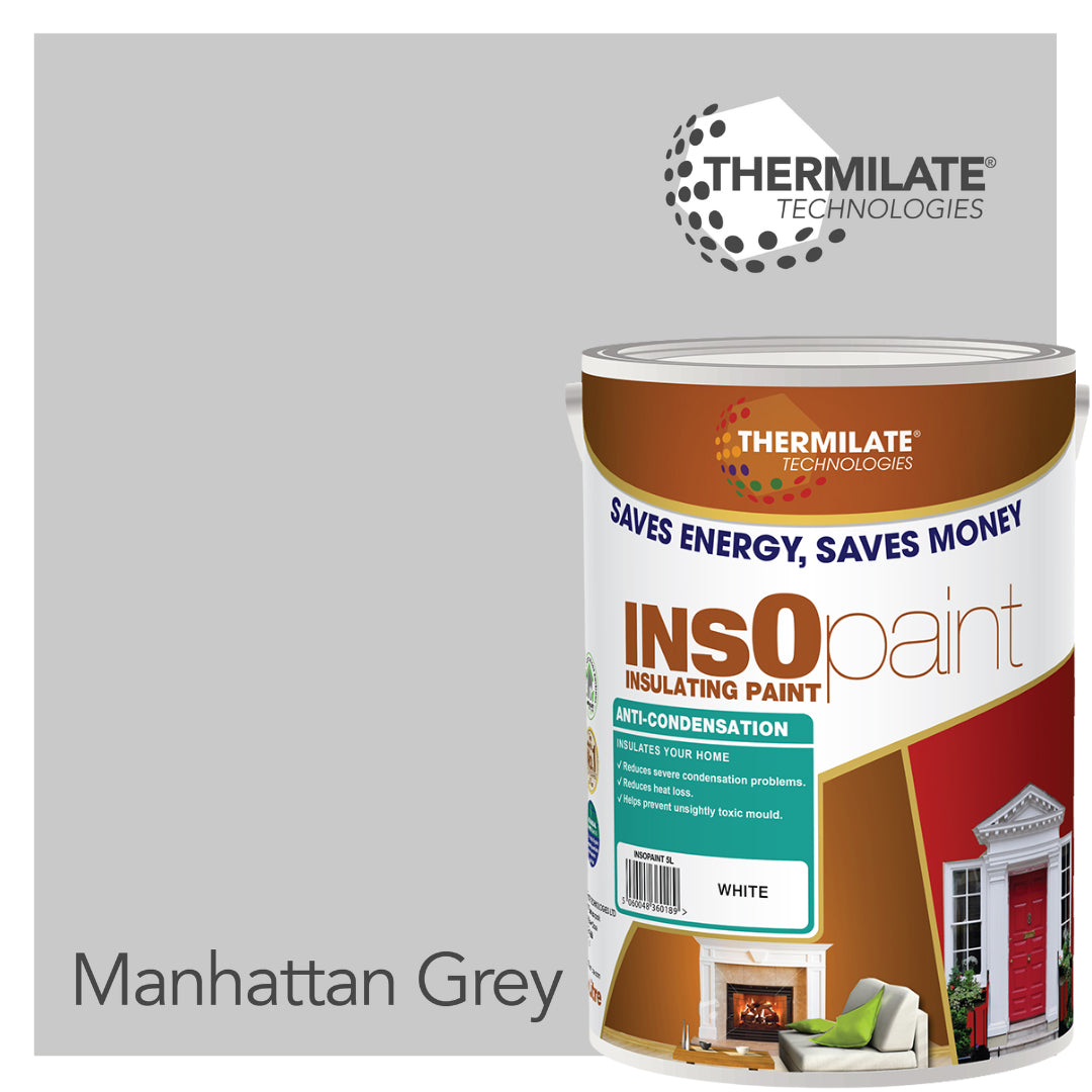 Insopaint Anti Condensation Paint - Stops Condensation On Interior Walls & Ceilings | 5l | Matchstick