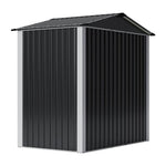 Breeins 6 X 4ft Lockable Metal Outdoor Storage Shed with Apex Roof, Double Hinge Doors & Air Vents, Weather-Resistant Garden Tool Storage House