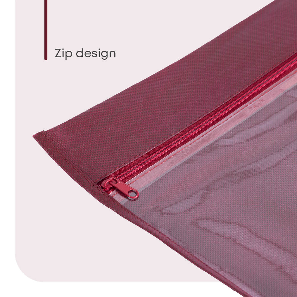 Saree & Garment Storage Bags With Clear Window Pack Of 10