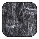 Square Garden Tempered Glass Marble Coffee Table - 80cm X 72cm H