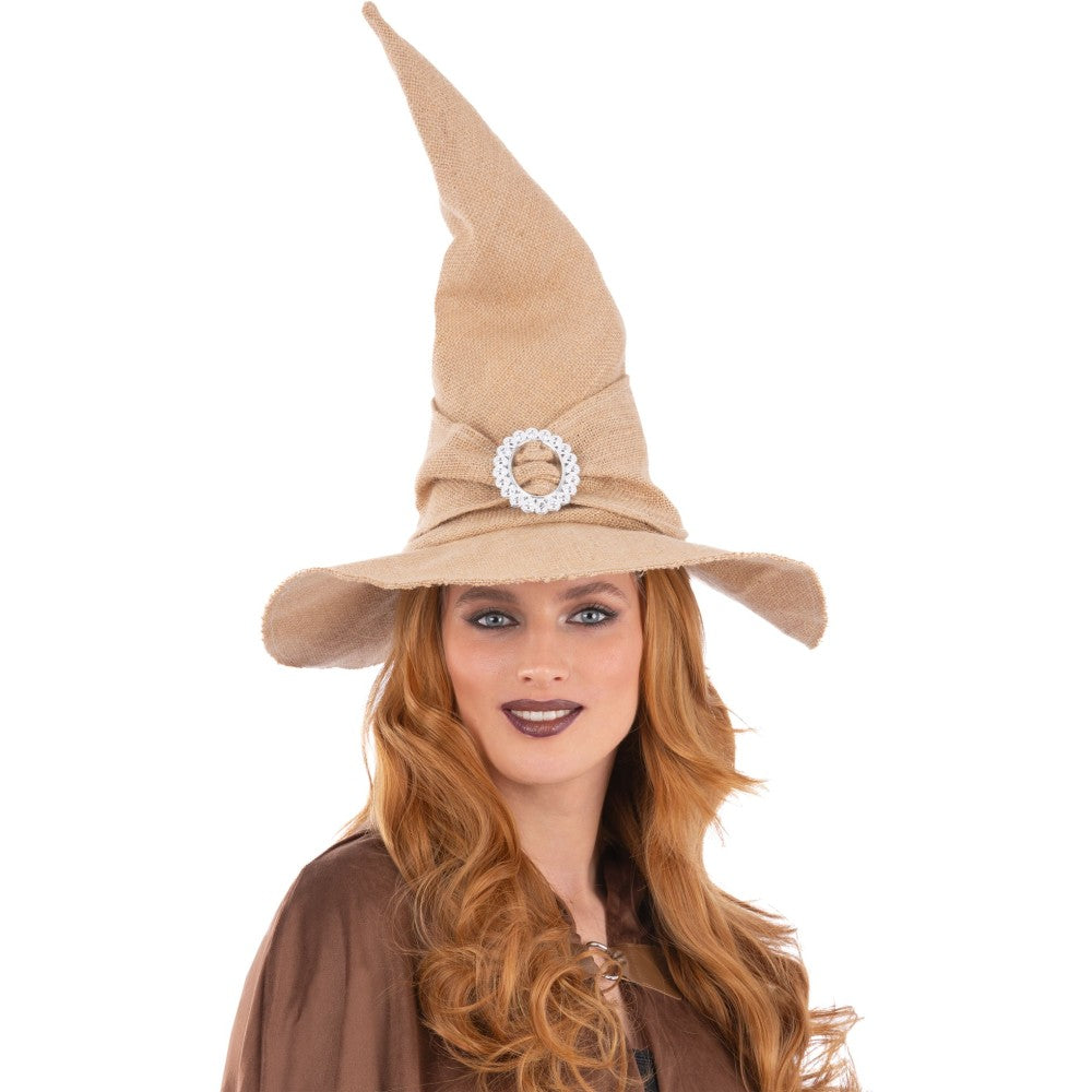 Burlap Witch Hat