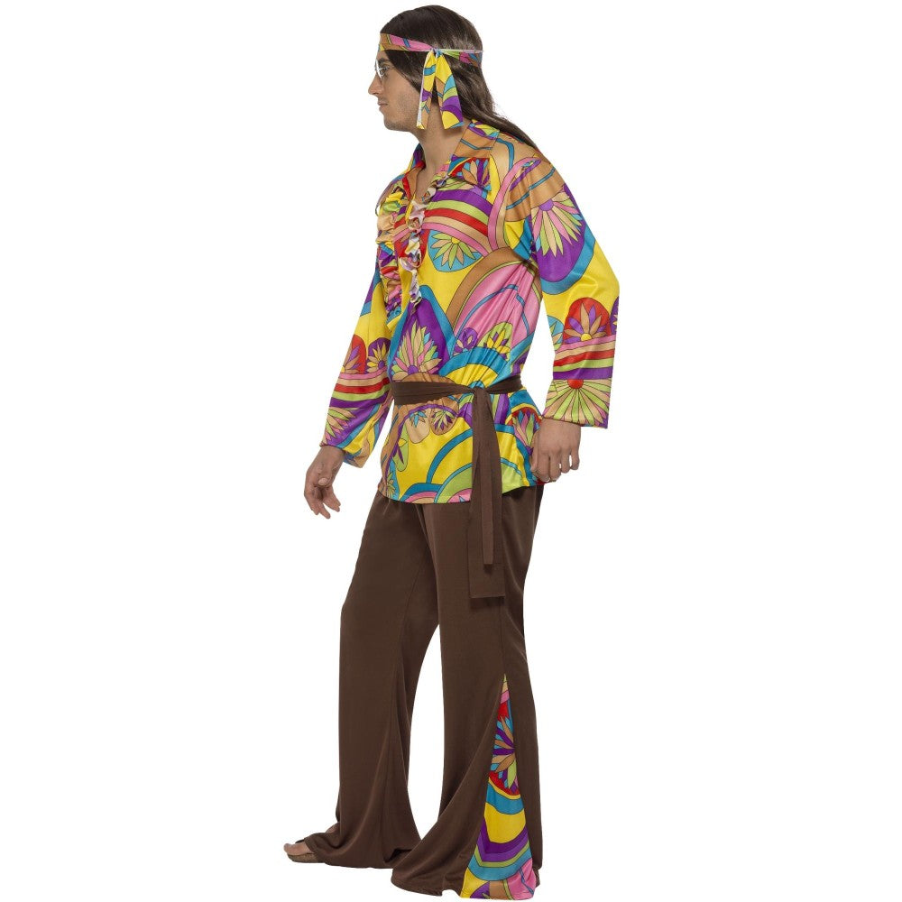 Smiffys Psychedelic Hippie Man Costume