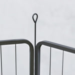 12 Panels Dog Pen, Heavy Duty Puppy Dog Playpen For Large Dogs | 80cm | Black